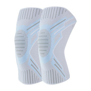 Genouillères de sport professionnelles fines et antidérapantes pour femmes, soutien pour la course à pied, la <span class=keywords><strong>corde</strong></span> à <span class=keywords><strong>sauter</strong></span>, l'escalade, le badminton, le cyclisme, protection des articulations - Product Image 1