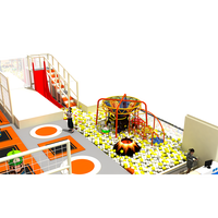 Aire de jeux commerciale pour enfants équipement souple aire de jeux intérieure pour enfants trampoline parc d'aventure labyrinthe 100-500 mètres carrés