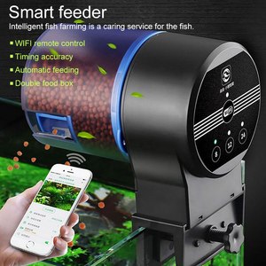 Mangeoire automatique WIFI pour poissons 3 niveaux, avec téléphone portable, minuterie électronique, télécommande pour Aquarium - Product Image 6