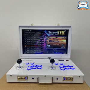 Console de <span class=keywords><strong>Jeu</strong></span> d'Arcade Portable 29800+ Jeux Classiques HD 21 Pouces avec Joystick Rétro pour Jeux de <span class=keywords><strong>Combat</strong></span>, en Métal, Version Anglaise - Product Image 6