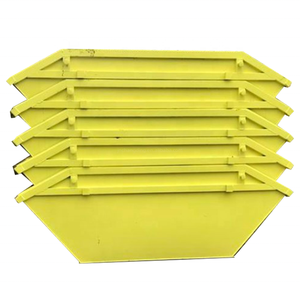 Heavy Duty Gestión de residuos Reciclaje Lugger Bib Metal Dumpster Merral Skip <span class=keywords><strong>Bin</strong></span> para la venta - Product Image 6