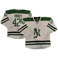 Maillot de hockey des chefs à broderie unie Maillot de hockey sublimé personnalisé Maillot de hockey de l'équipe