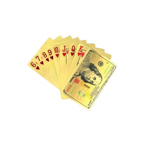 カスタムゲームカードPVCポーカー防水金箔トランプをお勧めします - Product Image 4