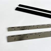 Charnière de piano extra robuste en acier inoxydable pour porte et armoire, quincaillerie industrielle, prix usine