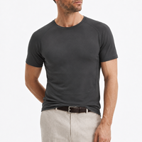 T-shirt à manches courtes pour homme, col rond, coupe ajustée, séchage rapide, respirant, extensible, idéal pour la course à pied, l'entraînement et le sport, design OEM ODM.