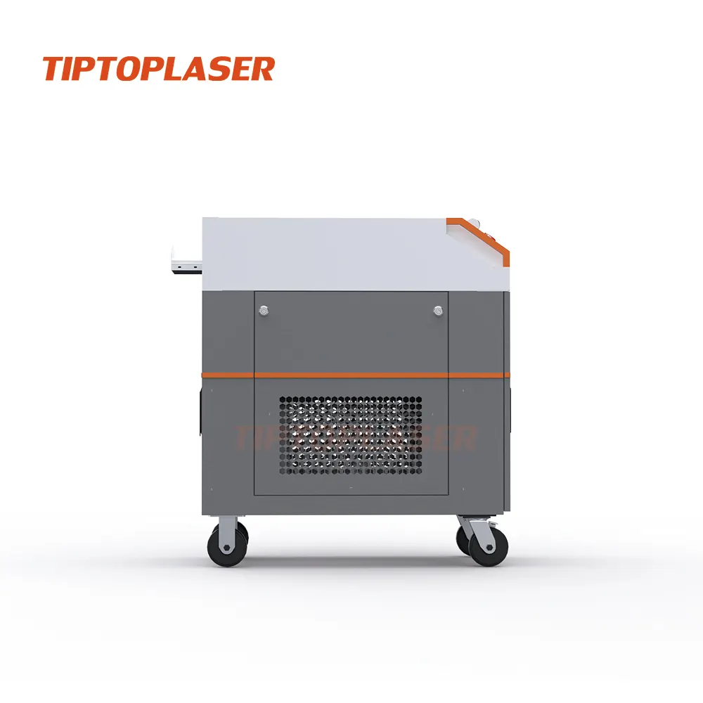 tiptop portable laser cleaning machine removal 200W 300w pulsed type laser cleaning machine Metal rust remover and cleaner fiber