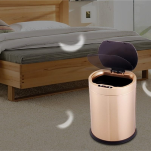Smart <b>Sensor</b> 12L Metal Standing Trash <b>Bin</b> with Damper Eco-friendly and with Lid for Kitchen and Bathroom - Product Image 5