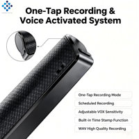 Q70V 2026 Nouvelle Tendance Enregistreur Vocal 350H avec Dos Magnétique et Trou pour Lanière |   3000mAh, Type-C pour Q4 Business & Security