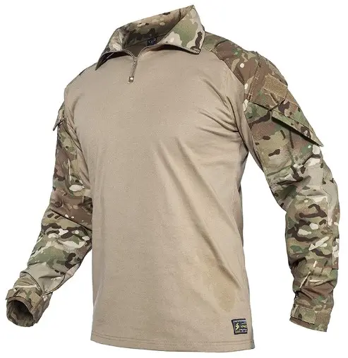 2023-2024 US Tactical Tactical Uniform Camouflage Combat-Proven Shirts Rapid Assault Long Sleeve Shirt Battle Strike