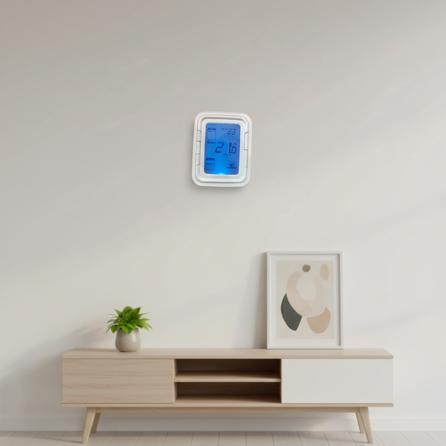 Vertical AC Control Panel PCBA with LCD Display Space-Saving Smart HVAC Controller for Hotel & Office Fully Customizable OEM