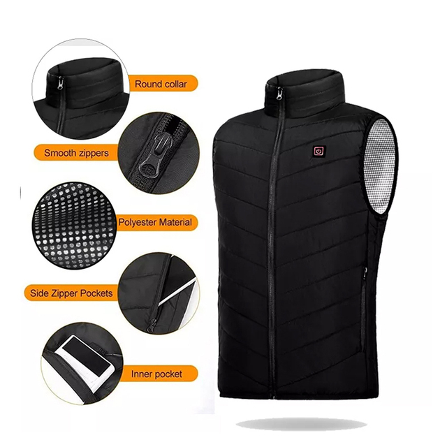 Usb Electric Battery Heated Jackets Work Winter Jacket Men Coat for Men'S Jackets