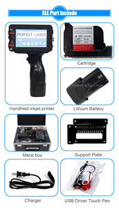 Imprimantes à jet d'encre portables et manuelles Perfect <span class=keywords><strong>Laser</strong></span>-1-12,7 mm pour le bois, les cartons, les pierres, les tuyaux, les câbles, les métaux, les plastiques - Product Image 2