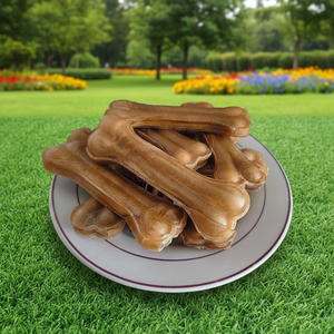 Mismo Calorío que en Tiendas <span class=keywords><strong>de</strong></span> Mascotas: Huesos <span class=keywords><strong>de</strong></span> Piel <span class=keywords><strong>de</strong></span> Vaca Seca para Perros, Snacks Saludables para Masticar, Juguete para Limpiar Dientes, Golosinas para Perros - Product Image 1