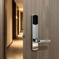 Cerraduras Inteligentes para Puertas de Habitaciones de Hotel, Sistema de Seguridad Price Intelligence, Acero Inoxidable, Electrónicas, con Tarjeta de Proximidad RFID NFC, Sin Llave