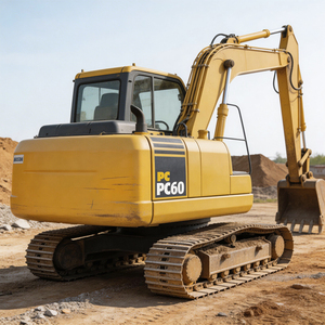 Excavadora de cadenas Komatsu PC70, PC60 usada, en estado original, pocas horas de trabajo, rentable, con abundantes repuestos. - Product Image 5