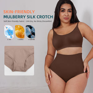 <span class=keywords><strong>Tanga</strong></span> sculptant sans couture pour femme, taille haute, contrôle du ventre, amincissant, rehausseur de fesses, impression de logo OEM, string en gros - Product Image 3