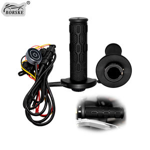 Manillar eléctrico de silicona para motocicleta todoterreno, interruptor CNC 5 + 1, memoria de engranaje, Control de temperatura, empuñaduras calefactables eléctricas - Product Image 2