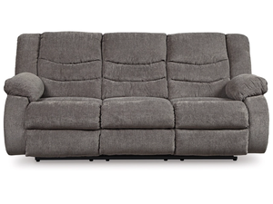 Canapé de luxe à dossier cascade doublement inclinable en tissu chenille, accoudoirs rembourrés, structure <span class=keywords><strong>métallique</strong></span> renforcée, système de mouvement à poignée de traction pour salon - Product Image 1