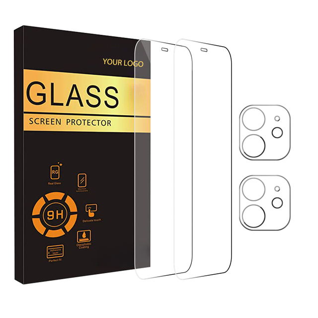 New Product OEM Easy to Install 9H Tempered Glass Screen Protector for Iphone 12