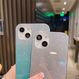 Gradient Glitter 3 en 1 Funda para teléfono móvil a prueba de golpes para iPhone 16 Pro Max 15 14 Plus 13 12 <span class=keywords><strong>Mini</strong></span> 11 Pro XS XR Max 7 8 17 Air 16E - Product Image 3