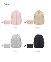 Mochila para Portátil con Logotipo Personalizado al por Mayor para Mujer, Mochila de Viaje con Correa para Equipaje, Mochila de Negocios para Damas, Regalo Corporativo