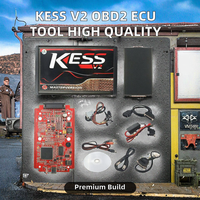 Herramienta de Programación sin Token Kess V2 SW2.8 Firmware V5.017 OBD2, Lector de Códigos con Placa Roja