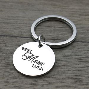 Llavero de Acero Inoxidable de Moda, Regalo para el Día de la Madre, Llavero de la Mejor Mamá - Product Image 5