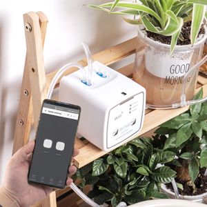 Système d'arrosage automatique intelligent WIFI à double pompe WD-01ADE pour plantes en pot, jardinage sur balcon, télécommande - Product Image 3