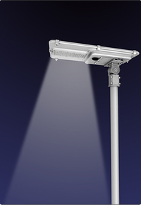 ไฟถนนโซลาร์เซลล์ LED ออลอินวัน ปี 2019 รุ่นใหม่ล่าสุด 20W ประสิทธิภาพสูง 160LM/W พร้อมรีโมทคอนโทรล IP66 ตัวโคมอลูมิเนียม ใช้งานได้นาน 50000 ชั่วโมง FL- - Product Image 5