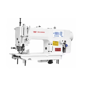 Diferencial superior de cama plana de alta eficiencia VMA con cortador y plegador, máquina de coser de aguja única para ropa - Product Image 1