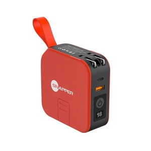 Snapper du lịch Adapter PowerPack phổ 5 trong 1 du lịch ngân hàng điện quốc tế chúng tôi AU EU Anh cắm 10000mAh Powerbank Adapter - Product Image 4