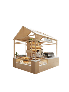 Vetrina Espositiva per Torte in Vetro Temperato con Illuminazione LED Personalizzata di Alta Gamma, Arredamento per Negozi e Centri Commerciali - Product Image 6