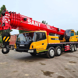 Grue mobile tout-terrain Sany 50t d'occasion en excellent état, équipement de levage de construction robuste à faible nombre d'heures de fonctionnement - Product Image 1