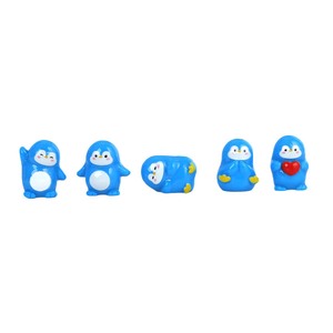 Kit de bijoux DIY en résine, motif bonbons arc-en-ciel, porte-clés pingouin de dessin animé, objet de collection artistique en forme d'animal, Printemps 2026 - Product Image 5