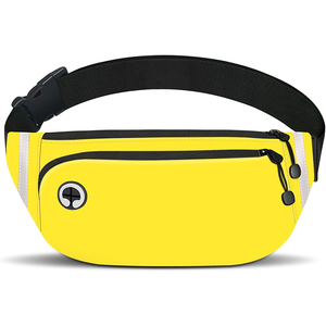 Sac banane de sport en cuir imperméable personnalisé avec logo, idéal pour la course à pied et le jogging - Product Image 3