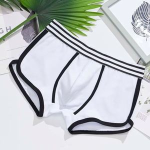 Nouvelle Collection Boxer Homme Taille Mi-Haute Respirant Écologique Tricoté avec Logo à la Taille Motif Uni Imprimé Numérique Nylon/Coton - Product Image 1