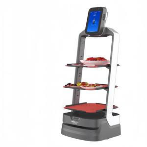 หุ่นยนต์ไอออยแบบมนุษย์สำหรับส่งอาหารแบบขับเองสำหรับบริกรสำหรับร้านอาหาร - Product Image 5