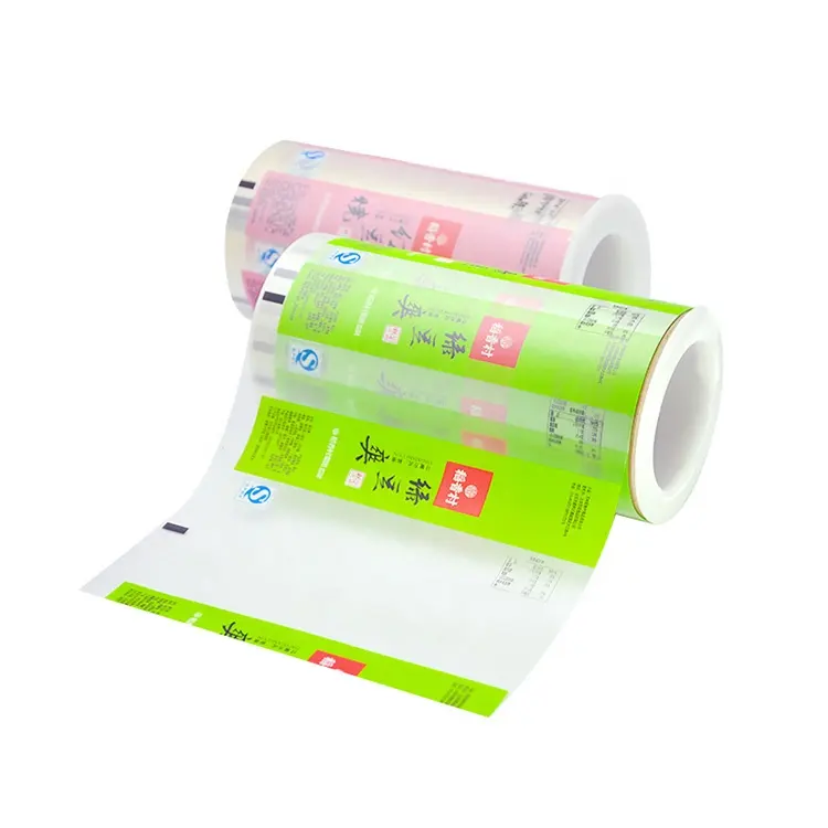Embalagem flexível da impressão personalizada kop/cpp saco fazendo o papel cru plástico do pacote do alimento rolls