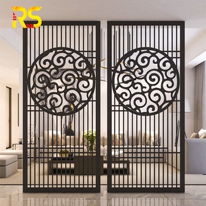 Foshan Panneaux muraux décoratifs découpés au laser en acier inoxydable <span class=keywords><strong>Panneau</strong></span> mural <span class=keywords><strong>de</strong></span> <span class=keywords><strong>séparation</strong></span> <span class=keywords><strong>de</strong></span> <span class=keywords><strong>pièce</strong></span> moderne pour hôtel - Product Image 4