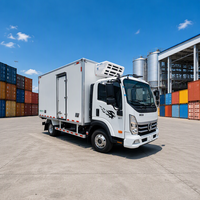 Camion frigorifique léger HLW Euro 3, transmission automatique, caisse isotherme intégrée, options de température multiples, usage urbain