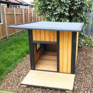 SDD031 Durable Grand Chien Chenil Belle Maison De Chat En Bois Avec Motif D'impression En Gros Cage Pour Animaux De Compagnie - Product Image 1