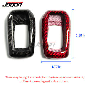 Keyyou-<span class=keywords><strong>coque</strong></span> de <span class=keywords><strong>clé</strong></span> télécommande en Fiber de <span class=keywords><strong>carbone</strong></span>, étui pour porte-clés de voiture, pour Toyota Land Cruiser 200, 300, LC200, LC300 - Product Image 4