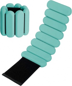 Bracelet de <span class=keywords><strong>poids</strong></span> à main en silicone réglable pour exercice de <span class=keywords><strong>cheville</strong></span> et poignet, ensemble de bracelets portables, manchette de 2lb - Product Image 6