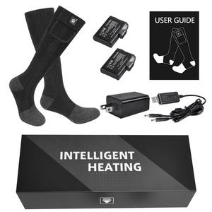 Calzini Riscaldati Ricaricabili per Ciclismo, Sci e Pesca, Traspiranti e Antiscivolo con Tecnologia Coolmax - Product Image 1