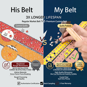 Cinturón de Pedrería BB <span class=keywords><strong>Simon</strong></span> de Calidad 1:1, Estilo Biker Gótico, Estilo Punk Euroamericano Y2K para Atuendos Modernos - Product Image 4