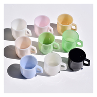 400ml Jade Retro Grüner Glas becher Jade Farbe Glas Hitze beständige Tee tasse Glas türkische Tee tassen