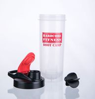 Nouveau Design Fabricant Logo Personnalisé Fitness Sport Bouteilles D'eau Shaker 700ML Sans BPA PP En Plastique Protéine Shaker Bouteilles De Gymnastique