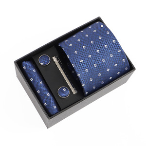 Wholesale Male <strong>Black</strong> Necktie Men <strong>Ties</strong> With <strong>Tie</strong> Pin Gift Set Necktie Cufflinks <strong>Tie</strong> Clip Hanky Men <strong>Suit</strong> 4 Sets - Product Image 6