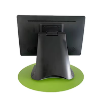 Moniteur de caisse de bureau POS 15,6 pouces TFT LCD avec écran tactile pour restaurant, kiosque, terminal en libre-service