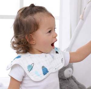 Babero Personalizable para Bebé, Impermeable, Chaqueta de Alimentación de Algodón Puro, Agradable al Tacto, Fácil de Limpiar, Universal para Niños y Niñas - Product Image 4